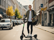 На самокате также нужно соблюдать правила дорожного движения