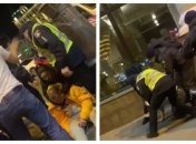 Щоб скрутити нападника, знадобилося кілька копів