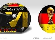 ФИФА запретит Росбергу использовать шлем с символикой ЧМ-2014?