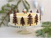 Рецепт недели. Наполеон с шоколадными елочками