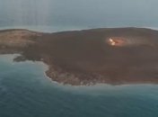 Взрыв грязевого вулкана в Каспийском море: в сети показали видео последствий 