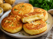 Картофельные коржики с сыром
