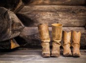 Сапоги с высокими голенищами