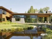 Нереально красивый дом у озера в Вайоминге (Фото)