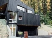 Дом в лесу: двухэтажное строение от американского архитектора (Фото)