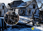 Последствия обстрела Киевщины 5 января