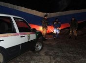 Пограничники задержали контрабандистов на мотодельтаплане