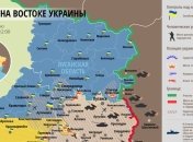 Карта АТО на востоке Украины (14 декабря)