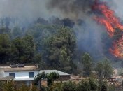 Масштабный лесной пожар уже три дня буйствует в Испании