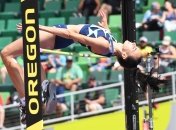 Ірина Геращенко бере переможну висоту в Юджині