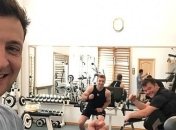 Хоть гантели не украли: Зеленский показал фото из спортзала на Банковой