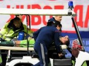 Черногорец, бросивший файер в Акинфеева, осужден на 3,5 месяца