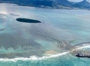 Крушение судна у берегов Маврикия: топливное пятно сняли из космоса (Фото)