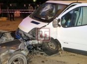 Водитель Honda разбил четыре авто и сам погиб: эксклюзивные фото с места аварии в Киеве