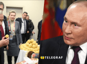 Антоніу Гутерреш та Володимир Путін (зліва направо)