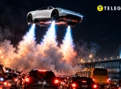 Tesla с ракетными двигателями взорвала соцсети