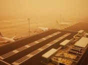 Канарские острова накрыла сильная песчаная буря (Видео)