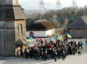 Запорожские студенты провели очередной флешмоб на Хортице