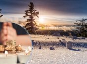 Восход солнца в январе