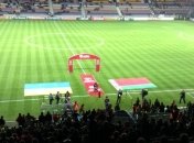 Украина и Беларусь играют в ничью после первого тайма