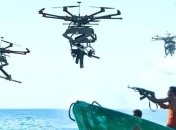 Летающий дрон с автоматом: как создают солдата будущего (Видео)