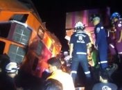 Число пострадавших при столкновении поездов в Таиланде возросло