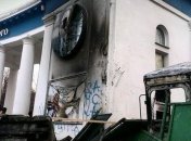 Сгорел портрет Валерия Лобановского 