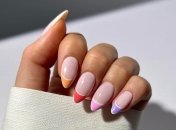 Оригінальний французький манікюр