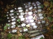 В зоне АТО было выявлено четыре схрона с оружием