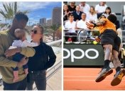 Гаэль Монфис с семьей