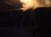 В Москве загорелся автобус с футболистами (Видео)