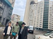 Вахид Бехешти в Киеве с главным раввином Украины Моше Реувеном Азманом