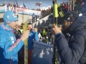 Рукопожатие Шипулина и Фуркада на чемпионате мира по биатлону (Видео)