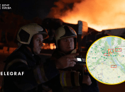 Повітря наповнює дим від пожеж через обстріли