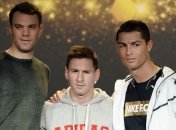 "Золотой мяч-2014". Соотношение голосов за Роналду, Месси, Нойера