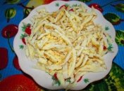 Необычный блинный салат