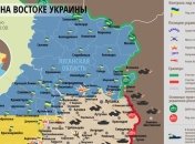 Карта АТО на востоке Украины (22 марта)