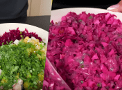 Новий салат із буряком та оселедцем