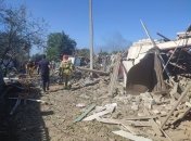 Руйнування в селищі Чаплине після удару російської ракети