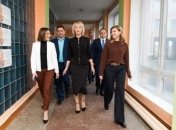 Первая леди проинспектировала три школы на Черкащине 