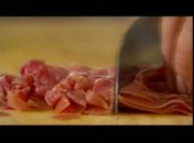 Паста с прошутто и горошком