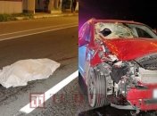 Пешехода разорвало на части: эксклюзивные фото с места аварии под Киевом