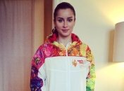 Тина Канделаки стала факелоносцем