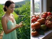 Созревание зеленых помидоров можно ускорить с помощью простого лайфхака