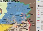 Карта АТО на Востоке Украины по состоянию на 4 сентября