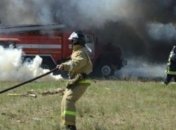 В Черниговской области горит военный полигон
