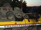 На Виннитчине перевернулась автоцистерна с топливом