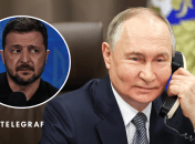 Украинский лидер и президент России