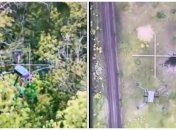 Дуэль 21-го века: украинский дрон эффектно приземлил дорогую российскую "птичку" (видео)