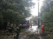 В Украине 180 населенных пунктов остались без света из-за сильного дождя и ветра